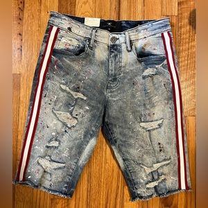 Jordan Craig legacy edition mens distressed jean shorts size 30